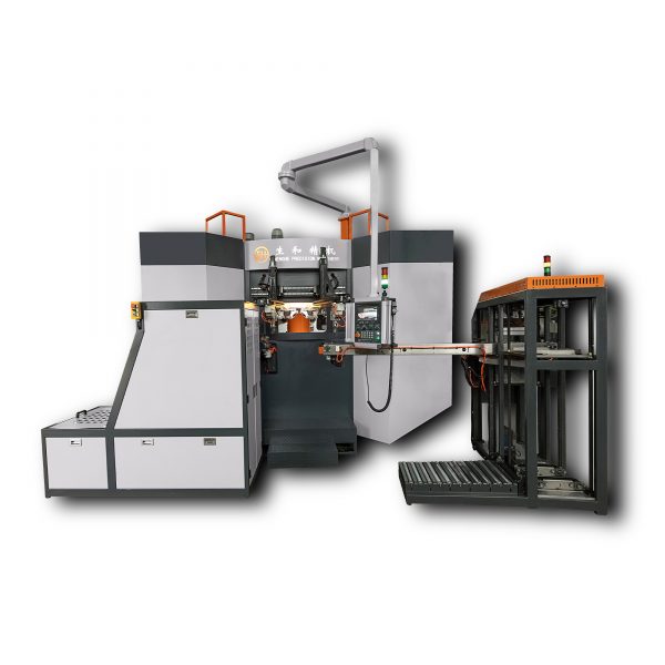 十九轴砖塔式四方向伺服搪孔展槽攻牙专用机