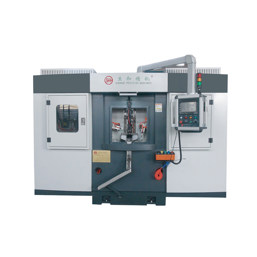 六轴水车式二方向伺服搪孔/攻牙专用机