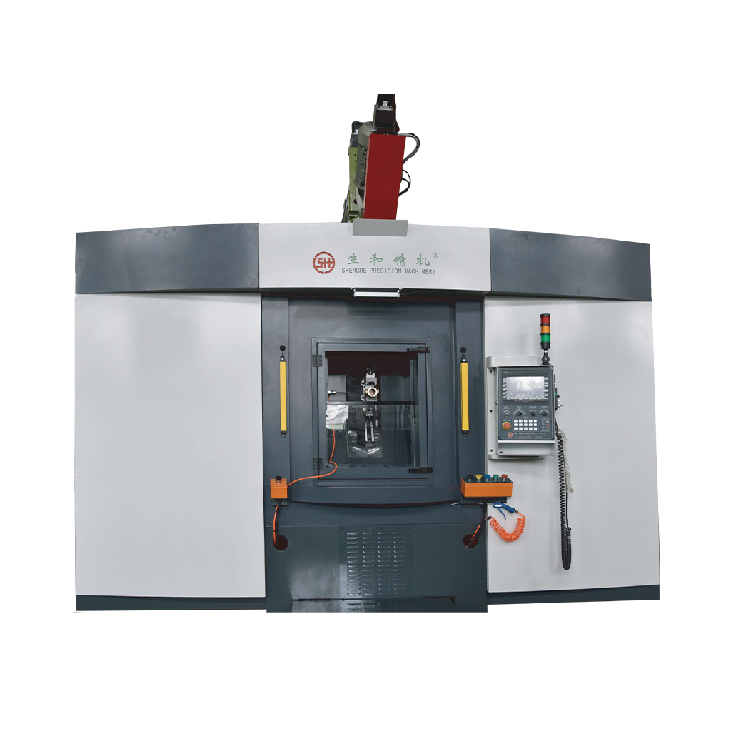 十四轴水车式三方向伺服搪孔/攻牙/展刀/车牙专用机