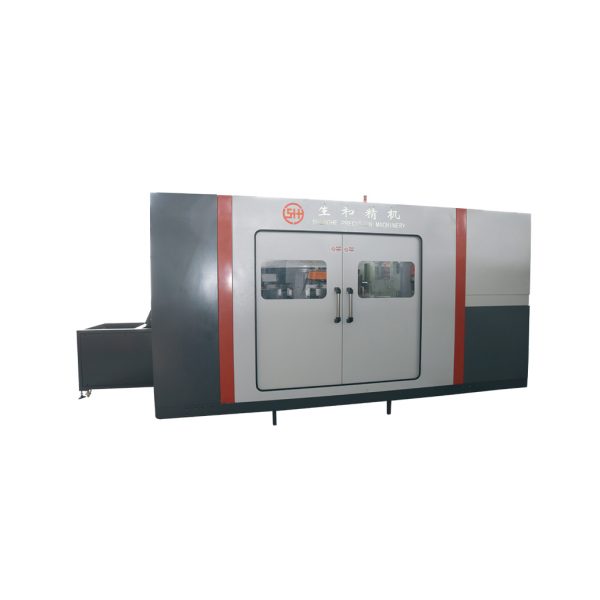  卧式六轴转盘式伺服搪孔/展槽/车牙专用机